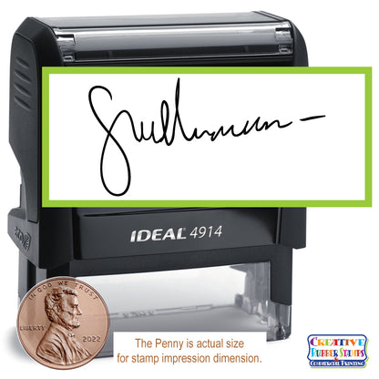 Signature Stamp Large Trodat Printy 4914 Self-Inking Stamp