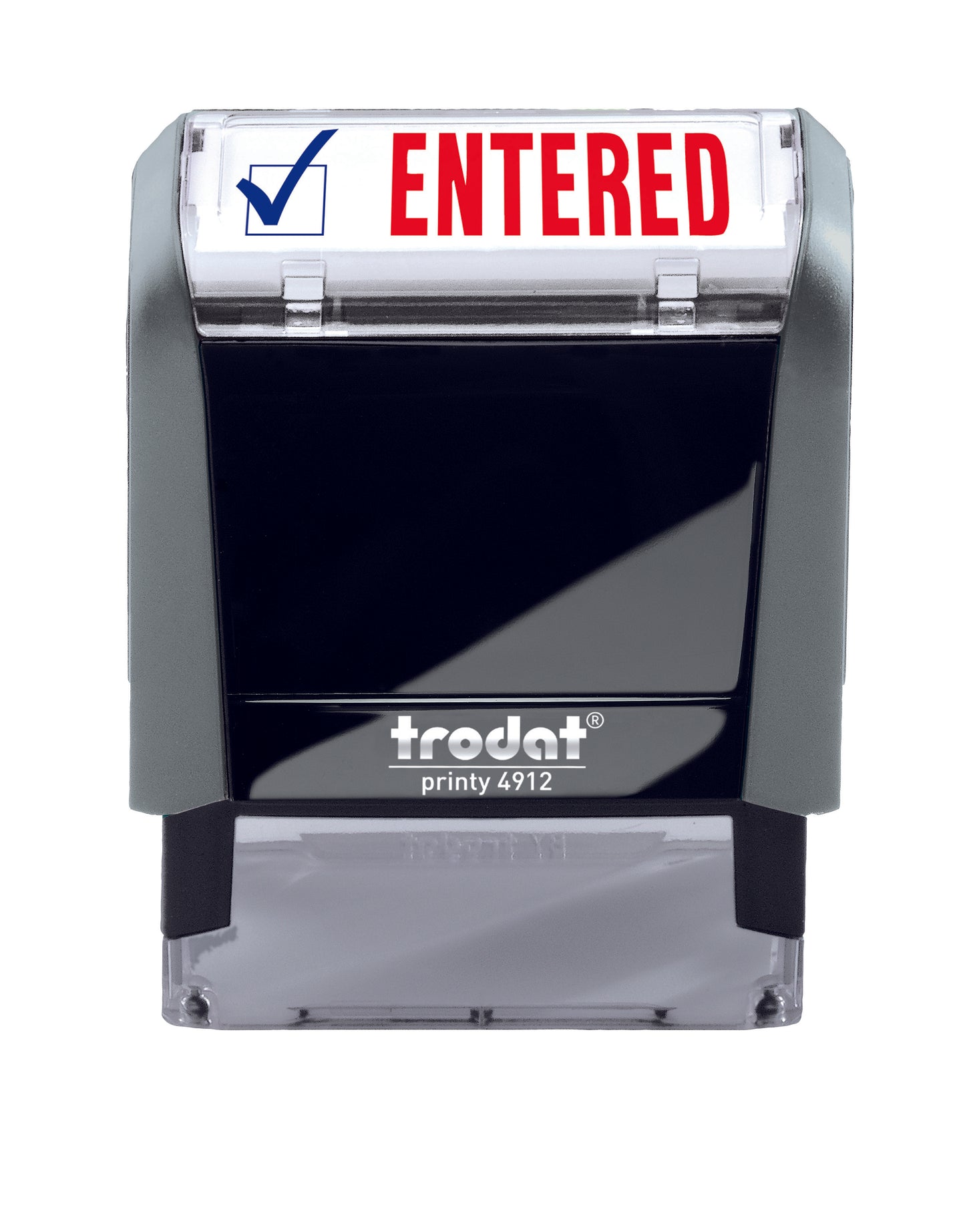 Trodat ENTERED Ideal 4912 Custom Self-Inking Rubber Stamp