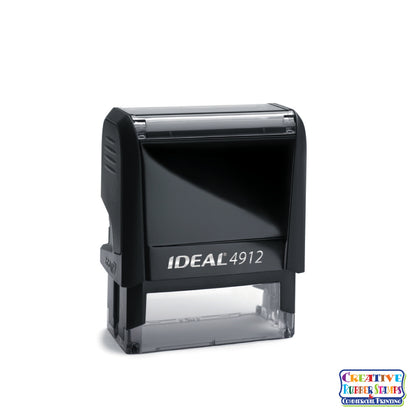 Ideal 4912 Custom Self-Inking Rubber Stamp