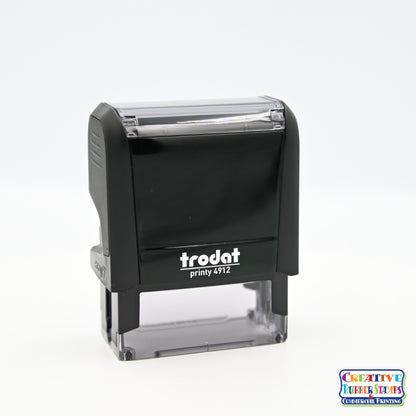 Trodat 4912 Custom Self-Inking Rubber Stamp