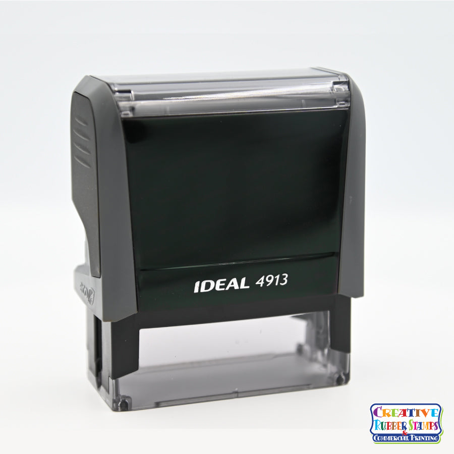 Ideal 4913 Custom Self-Inking Rubber Stamp