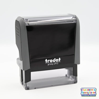 Trodat 4913 Custom Self-Inking Rubber Stamp