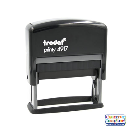 Ideal 4917 Custom Self-Inking Rubber Stamp