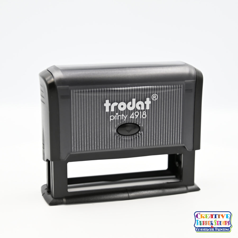 Ideal/Trodat 4918 Custom Self-Inking Rubber Stamp