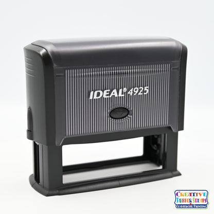 Ideal 4925 Custom Self-Inking Rubber Stamp