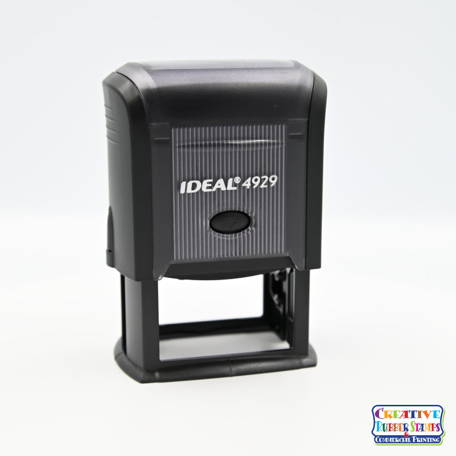 Ideal/Trodat 4929 Custom Self-Inking Rubber Stamp