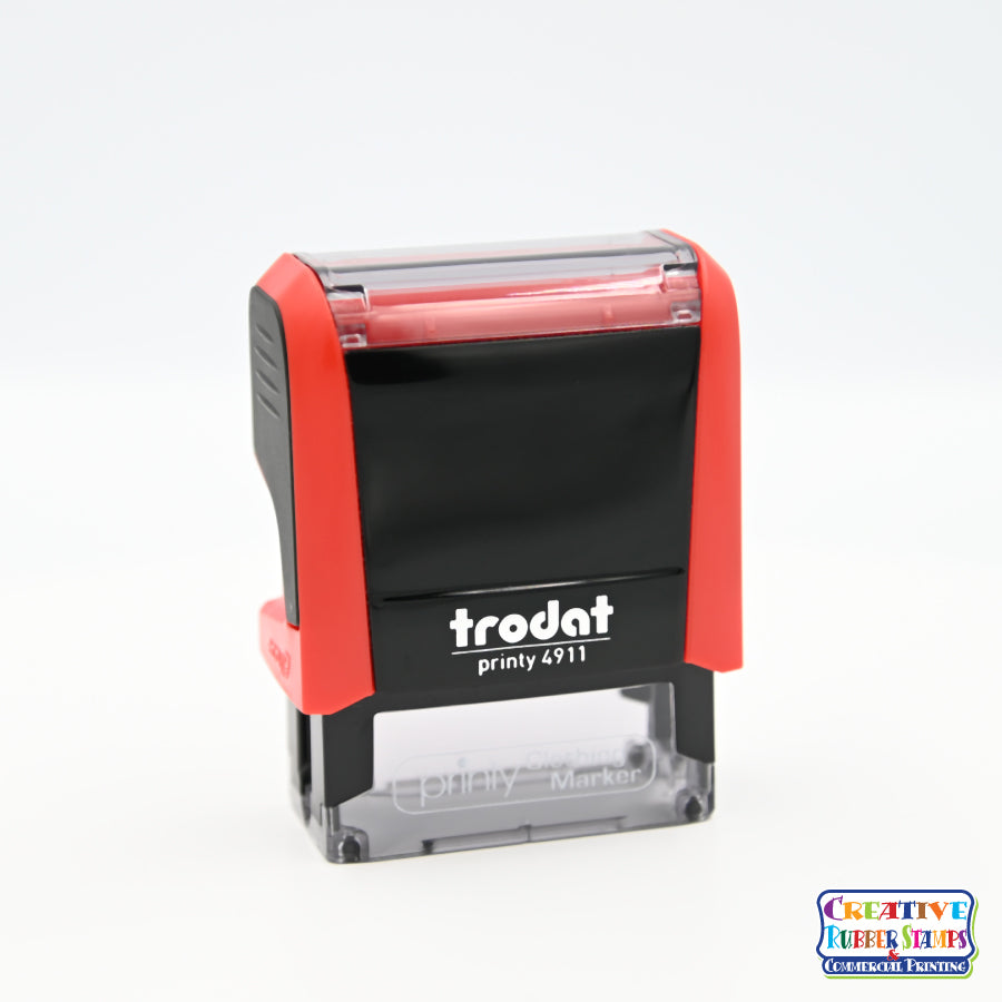 Trodat Clothing Marker Custom Self-Inking Rubber Stamp