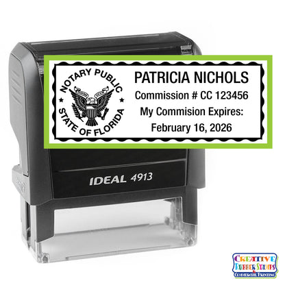 Notary Public Florida Rubber Stamp