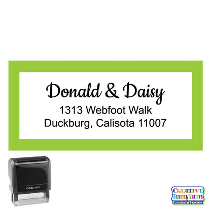 Webfoot Personalized Self-Inking Stamp